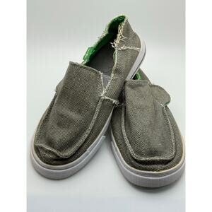Sanuk Kids Youth Gray Vagabond Slip On Shoes Size 13 (17)